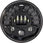 Custom Dynamics Adaptive Headlight With Adapter 7" Black PB-7A-14-B. Fixed Price $699.95.