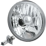 5-3/4" Motorcycle Crystal Halogen Headlight Metal Headlamp 6-VOLT 25W Bulb. Fixed Price $37.95.