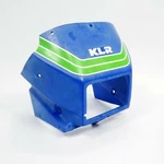 89-90 Kawasaki Blue Front Head Light Shroud Plastic Cowling Dg. Fixed Price $234.41.
