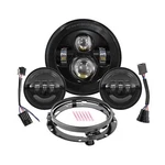 7 Inch Round Led Headlight Bulb Kit With 4.5 Passing Lamps Fog Lights Mo.... Fixed Price $131.31.