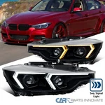 Black Fits 2012-2015 Bmw F30 3-SERIES Projector Headlights Sequential Led Drl. Fixed Price $439.95.