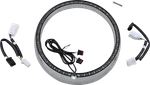 Custom Dynamics Amber/white Headlight Trim Rings PB-7TR-AW-2C. Fixed Price $249.95.