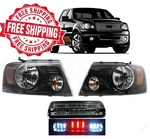 04 08 Ford F150 Harley Style Headlights Black Free Smoke 3RD Brake. Fixed Price $149.00.