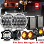 For Jeep Wrangler Jk 07-18 Combo 7" Led Headlights+fog/turn Signals+tail. Fixed Price $150.96.