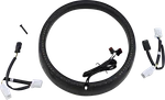 Custom Dynamics PB-7TR-AW-2B Amber/white Headlight Trim Rings Black. Fixed Price $249.95.
