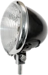 Emgo Spotlamp Black/chrome W/blue Indicator Harley 4-1/2" 66-84121BC. Fixed Price $64.99.