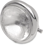 Drag Specialties DS-280036 Side Mount H4 Headlight 5-3/4" Chrome. Fixed Price $72.75.