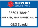 Suzuki Oem Part 35603-38AH0 Lamp Assy,rear Turnsignal Rh. Fixed Price $133.21.