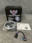 Custom Dynamics 2001-2376 CD-7-14-B Halo Headlamp W/ Touring Adapter 7"- Led. Fixed Price $250.00.