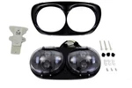 Black Dual Led Headlamp Unit For Harley-davidson. Fixed Price $556.99.