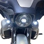 Custom Dynamics 7" Adaptive Headlamp Chrome PB-7A-IND-C. Fixed Price $741.95.