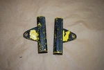 Yamaha Enduro Headlight Mounts Bracket Fork Ears AT1 CT1 DT1 RT1 Yellow/black. Fixed Price $22.50.