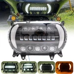 Led Drl Headlight Projection Fit For Harley Touring Road Glide 2015-2024. Fixed Price $129.95.