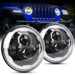 Mictuning 7INCH H6024 Round Led Headlights Hi/low Z-shaped Beam For Jk Tj Cj Lj. Fixed Price $120.59.
