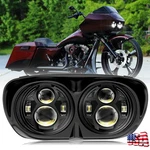 1998-2013 For Harley Road Glide Custom Fltrx Dual 5.75 3/4" Led Headlight Lamp. Fixed Price $105.99.