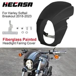 Black Headlight Fairing Cover Mask For Harley Softail Breakout Fxbrs 18-23. Fixed Price $44.50.
