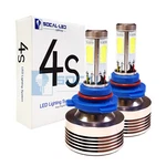 Socal-led 2X 4S H10 9145 Fog Light Kit 80W 8000LM 4-SIDE Crystal White Bulbs. Fixed Price $38.99.