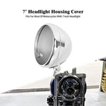 Motorcycle 7'' Headlight Housing Headlamp Bulb Bucket Cover Shell For Harley. Fixed Price $50.99.