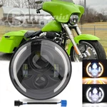 Dot 7"INCH Motorcycle Led Headlight Round For Harley Davidson Street Glide Flhxs. Fixed Price $28.98.