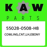 55028-0508-H8 Kawasaki Cowling,cnt,lh,ebony 550280508H8, New Genuine Oem Part. Fixed Price $523.99.