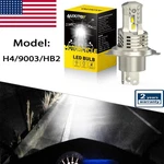 H4 9003 Led Motorcycle Headlight 6000LM Bulbs 6000K White Hi-lo Beam High Power. Fixed Price $17.09.