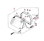 1985-1987 Honda Aero NB50 Headlight With Mounting Frame Mint!. Fixed Price $59.99.