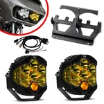 Baja Designs LP6 Pro Headlight Kit For 2015-2023 Harley Road Glide Amber/amber. Fixed Price $1139.90.