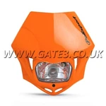 Polisport Mmx Orange Universal E-marked Road Legal Enduro Motocross Headlight. Fixed Price $67.21.