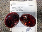 Nos 4416 Wagner Harley Davidson Fxrp Flhtp Red Lamp 12V. Fixed Price $49.95.