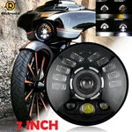 7INCH Round Led Headlight Halo Turn Signal For Harley Davidson Touring Sportster. Fixed Price $40.99.