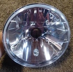 Motorcycle 7" Jute Headlight Crystal Clear 60W/55W H4 Pilot Bulb Bike Indian. Fixed Price $31.49.