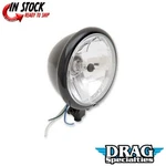Drag Specialties 2001-0554 Black 5-3/4" Diamond Style Headlight For Springer. Fixed Price $99.59.