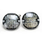 Kuryakyn Front Flat Style Chrome Led Turn Signal Inserts - 5441. Fixed Price $100.43.