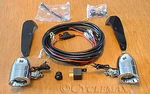 Honda Goldwing GL1800 Mini Driving Lights (52-757L) Chrome With Led Bulbs.. Fixed Price $186.95.