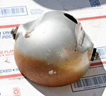 1974-76 Yamaha Dt 400 Oem Headlight Bucket W/bolts. Fixed Price $78.75.