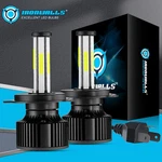 Ironwalls 6-SIDE H4 9003 Cob Led Headlight Bulb Kit Dual Hi/lo Beam Bright White. Fixed Price $33.99.