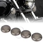 4PCS Front And Rear Turn Signals Blinker Lenses For Yamaha Cruisers Virago Smoke. Fixed Price $22.40.