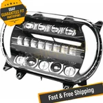 Letric Lighting LLC-5LRA-TS Road Glide Black/chrome Led Headlight W/turn Signals. Fixed Price $468.51.