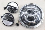 Jw Speaker 7" Led Headlight Passing Fog Lights Harley Touring Softail Fl Used. Fixed Price $689.25.