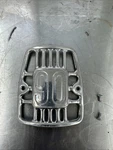 1966-69 Honda Front Fork Horn Cover Emblem Chrome. Fixed Price $30.00.