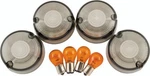 Bikers Choice Turn Signal Lens And Amber Bulb Kit - Smoked Motorcycle 482544. Fixed Price $42.29.
