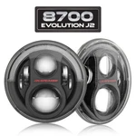 Jw Speaker 0554543 Led Headlights, 8700 Evolutions J2, Black; Fits Jeep Jk. Fixed Price $532.93.