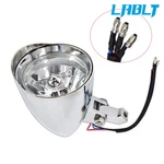 Lablt Bobber Chopper Dyna 12V Motorcycle Chrome Visor Headlight Lamp. Fixed Price $46.15.
