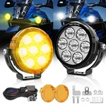 2PCS 4.5" Motorcycle Round Led Spot Driving Light Pods Fog IP68 Waterproof. Fixed Price $112.90.