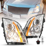 For 2008-2014 Cadillac Cts Headlights Left+right Halogen Type W/bulbs. Fixed Price $121.99.