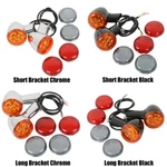 Turn Signals Light Bracket Fit For Harley Sportster 883 XL1200 Custom 1992-22. Fixed Price $28.80.