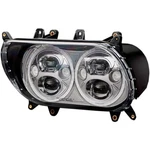 Custom Dynamics CDTB-RG-15-C 5.75IN. Led Headlamps Chrome. Fixed Price $799.90.