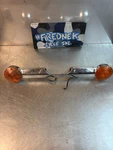 Harley Touring Softail Rear Turn Signal Bar W/ Brake Lights 68145-98. Fixed Price $49.99.