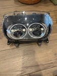 Custom Dynamics CDTB-RG-15-B 5.75IN. Led Headlamps, Black Trubeam. Fixed Price $425.00.