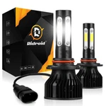 Pair 4-SIDES 9006 HB4 2400W 360000LM Led Headlights Kit Hi/low Power Bulbs 6000K. Fixed Price $17.99.